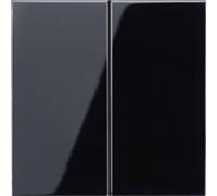 Jung simple Cache Interrupteur pour gamme, Bouton-poussoir pour gamme noir LS995SW 1 pc(s)