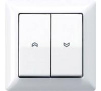 Jung simple Insert Bouton-poussoir blanc-alpin AS590-5PWW 1 pc(s)