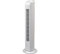 JUNG TVE21 Ventilateur de tour blanc 76cm - Ventilateur silencieux sur pied, économie d'énergie oscillation 75°, max 48dB, sécurité enfants - Ventilateur de colonne efficace