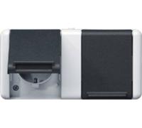 Jung x2 Cadre saillie Prise de courant gris 8220W 1 pc(s)