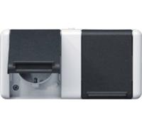 Jung x2 Cadre saillie Prise de courant gris 8220W 1 pc(s)