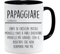 Jungle Mug Fête des pères | Tasse Papaggiare drôle | Idée cadeau pour homme originale | Anniversaire Père | Cadeaux Fête des pères spéciaux | Petit déjeuner amoureux du café