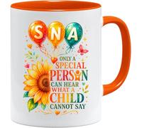 Jungle Mug | Tasse d'assistant aux besoins spéciaux | Cadeau de remerciement SNA | Tasse à café tournesol pour assistant d'enseignement maternelle SEN Appréciation des enseignants | Cadeau de fin