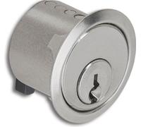 JUNIE Cylindre ø 22 mm pour serrures 2863/2886 Blocage BN 0101, laiton nickelé