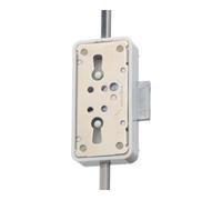 JuNie JuNie Jeu de serrure à tige tournante, 7051, D15/20 plastique, blanc Quantité:1