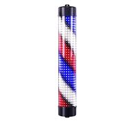 JUNMIN Barber Shop Tournez la lumière,LED Suspension Murale à économie d'énergie à Semi-Cercle,boîte à lumière rétro du Festival,lumière de Couleur étanche à l'eau montée en extérieur