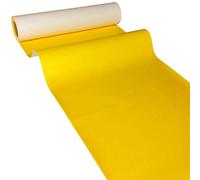JUNOPAX Chemin de Table 50m x 0,40m de Papier, Jaune-Soleil, étanche - essuyage Humide