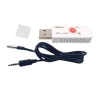 Junterone Thermomètre USB Capteur de Température pour Ordinateur Sonde de Température Aquarium Industrie Moniteur à Distance TEMPer2