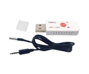Junterone Thermomètre USB Capteur de Température pour Ordinateur Sonde de Température Aquarium Industrie Moniteur à Distance TEMPer2