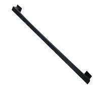 Junvstor 30-600cm Escalier Main Courante Noir Carré Escalier Grab Rail Industriel Métal Fer Tuyau Main Rampe Montage Mural Rampes Rampe pour Intérieur Extérieur Couloir Grenier Pont (Size : 390cm)