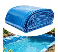 Junvstor Membrane d'étang Robuste pour piscines à Poissons, Film imperméable pour Bassin 1x8m 2x4m 3x5m 5x6m 6x9m 7x12m 10x15m, piège Flexible en HDPE