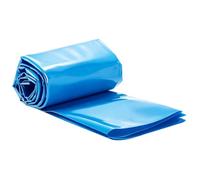Junvstor Revêtement de Bassin HDPE extérieur - 5x6m 6x7m 7x8m 8x10m 10x12m Tapis de Film Pliable pour Bassin, Facile à découper, sous-Couche de Film pour fontaines, Membrane de Piscine(6x10m)