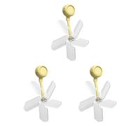 JunZheHub 3 Pièces Déflecteur Air Conditionné Pare-vent Baffle Universel Anti Souffle Direct PP Installation Facile Utilisation Maison Bureau Salle de Conférenc, Jaune