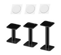 JunZheHub 3 Pièces Présentoir Acrylique Supports Étagère Organisateur Miniatures Vitrine Fonction Pratique Convient Jeux de Société Collection Bureau Maison, Noir