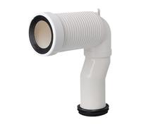 JunZheHub Adaptateur de Raccord de Bride de Toilette Décalée, Rallonge de Tuyau Flexible En PP Réutilisable pour La Réparation et Le Remplacement Des Urinoirs E, C 35cm