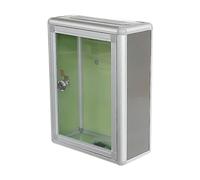 JunZheHub Boîte à Suggestions avec Serrure, Boîte Aux Lettres En Aluminium, Boîte à Dons, Métallique, Fixation Murale, et Sécurisée pour Maison de, port supérieur