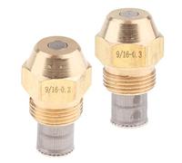 JunZheHub Buse Pulvérisateur Brûleur Fioul Gicleur Fournaise Huile Buse Chaudière Laiton Filtre Acier Fonctionnement Précis Convient Chauffage Evaporation