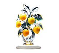JunZheHub Citronnier, Plaque Décorative 2D En Acrylique, Imperméable, Objet de Collection