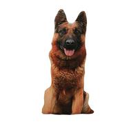 JunZheHub Coussin En Peluche Réaliste pour Chien, Garni D'une Au Toucher, Idéal Comme Cadeau D'anniversaire pour Canapé, Lit Ou Chaise, Brun