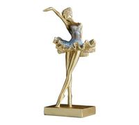 JunZheHub Figurine de Danseuse de Ballet En Résine, Sculpture Artisanale, Objet de Collection. Statuette de Dame