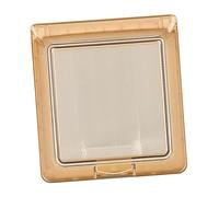 JunZheHub interrupteur, Boîtier de Protection étanche pour Prises, Boîte Murale Anti-poussière, Protection électrique, Boîtier Robuste et pour Cui, Orange clair