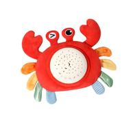 JunZheHub Jouet Interactif D'éveil Sensoriel avec Projection Musicale en Forme de Crabe et Veilleuse pour Bébé