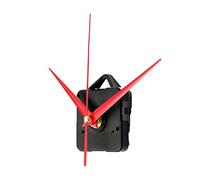JunZheHub Kit de Pièces de Rechange pour Mécanisme D'horloge Murale, Moteur à, Fonctionne sur Piles, Plastique et Métal. Convient pour La Fabrication, Rouge