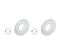 JunZheHub Lot de 2 Clips de Joint de Soupape de Vidange En Silicone pour Membrane de Chasse D'eau Double, Résistants à L'usure et Adaptés à L'entret, Clair