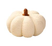 JunZheHub Oreillers Citrouille D'halloween, Décoration D'oreiller En Peluche, Coussin de Canapé Décoratif En Peluche pour Décoration de Lit, Chambre à Coucher, blanc