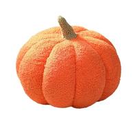JunZheHub Oreillers Citrouille D'halloween, Décoration D'oreiller En Peluche, Coussin de Canapé Décoratif En Peluche pour Décoration de Lit, Chambre à Coucher, Orange