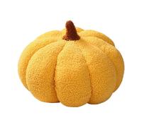 JunZheHub Oreillers Citrouille D'halloween, Décoration D'oreiller En Peluche, Coussin de Canapé Décoratif En Peluche pour Décoration de Lit, Chambre à Coucher, jaune