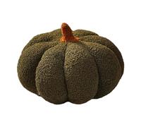 JunZheHub Oreillers Citrouille D'halloween, Décoration D'oreiller En Peluche, Coussin de Canapé Décoratif En Peluche pour Décoration de Lit, Chambre à Coucher, Vert profond