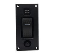 JunZheHub Panneau de Commande Incurvé à Un Seul Interrupteur, 12 V 20 A / 24 V, IP66, Interrupteur Marche/arrêt