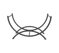 JunZheHub Porte-bûches Courbé Support à Bûches Rack à Bois Porte-bûches Compact en Fer Structure Robuste Facile d'Utilisation Adapté au Salon Jardin Patio