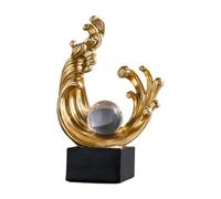 JunZheHub Sculpture Abstraite Objet Décoratif Résine Art Moderne Figurine Créative Collection Convient pour Salon Chambre Bureau Maison Décoration, Style A
