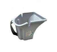 JunZheHub Seau à Peinture Seau Récipient Bac Rebords Striés pour Rouleaux et Pinceaux Plastique Solide Poignée de Transport Format 4pouces Adapté aux Retouches Petites Pièces