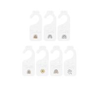 JunZheHub Séparateurs de Placard pour Enfants, Organisateur de Vêtements de Bébé, Mobilier pour Enfants, Séparateur de Garde-Robe en Acrylique pour Bébé, Rectangle
