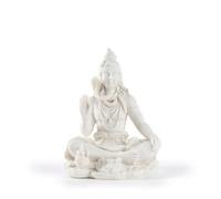 JunZheHub Statue Shiva Sculpture Résine Bouddha Divinité Méditation Ornement Décor Figurine Détails Sculptés et Allure Apaisante Adaptée au Salon Étagère Bureau Prière, 13cm, Shiva Petit Modèle