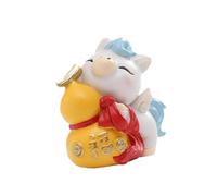 JunZheHub Statuette de Cheval Décorative en Résine, Mascotte Animale, Sculpture, Souvenir Idéal pour Un Bureau Ou Un Cadeau, 6 X 3.2 X 6 Cm