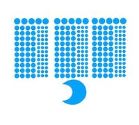 JunZheHub Sticker Lumineux Décor Étoiles Murales Autocollant Réutilisable Brillance Facile à Coller Adapté à Chambre Enfant Salle de Jeux Bureau, #Blue 252 Dot, 1 Moon