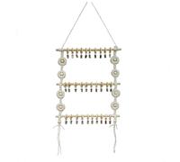 JunZheHub Support pour Bandeau, Organisateur de Cheveux, Rangement pour Filles, Pinces à Cheveux En Bois, Crochet à Nœud, 35cmx55cm