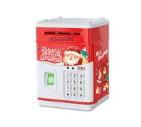 JunZheHub Tirelire de Noël avec Défilement Automatique, Distributeur Automatique de Billets, Mini Machine à épargne électronique pour Garçons et Filles, Cadeau