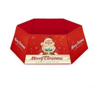 Jupe de Collier Sapin Noël Non-Tissé 60x80cm Design Festif Unique | Base solide en tissu non-tissé grande taille 60x80x25cm installation pour facile polyvalente pour cadeaux et présentoirs