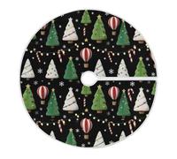 Jupe de sapin de Noël en sucre d'orge à la menthe poivrée pour décoration de Noël