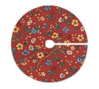 Jupe De Sapin De Noël Fleurs Bohèmes D'Été Jupe d'arbre pour Home Decor M | Couverture de sapin de Noël Décoration Christmas Tree Skirt Pour Fête du Nouvel