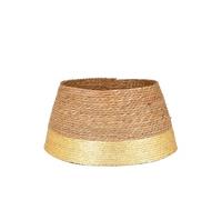 Jupe de sapin de Noël Mica Decorations Or Algue H26xl50xL50cm