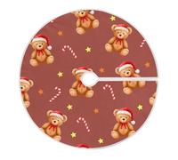Jupe De Sapin De Noël Modèle De Chapeau De Noël Ours L