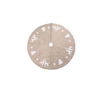 Jupe Sapin De Noël Lin Flocon De Neige 122Cm Multicolore K125