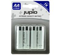 Jupio Lithium Batteries AA 4 Pièces