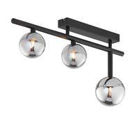 Jupiter plafonnier rond - Noir